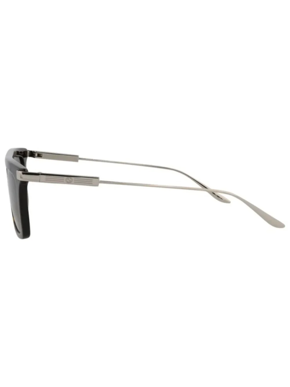 New Gucci Women's Sunglasses Square Rectangle Recycled Acetate Frame Mens Havana